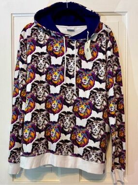 Bums & Roses "I Ain't Lion" Pullover Hoodie Sweatshirt